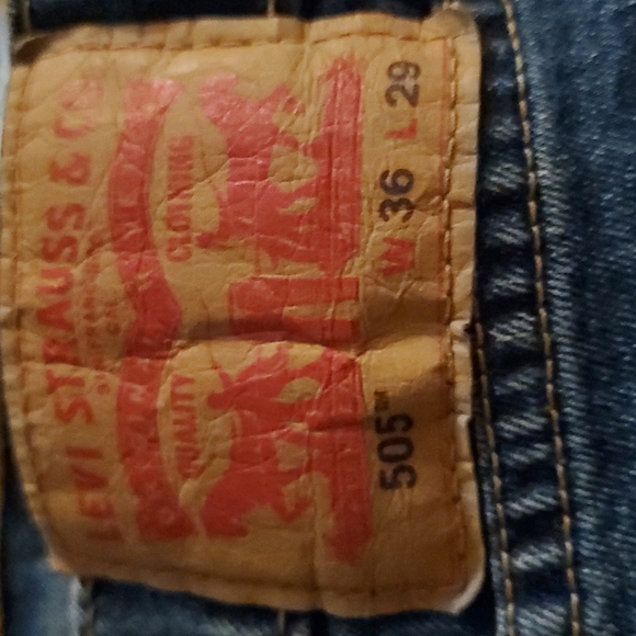 Levi Jeans 505 s 36x29 - Picture 2 of 10